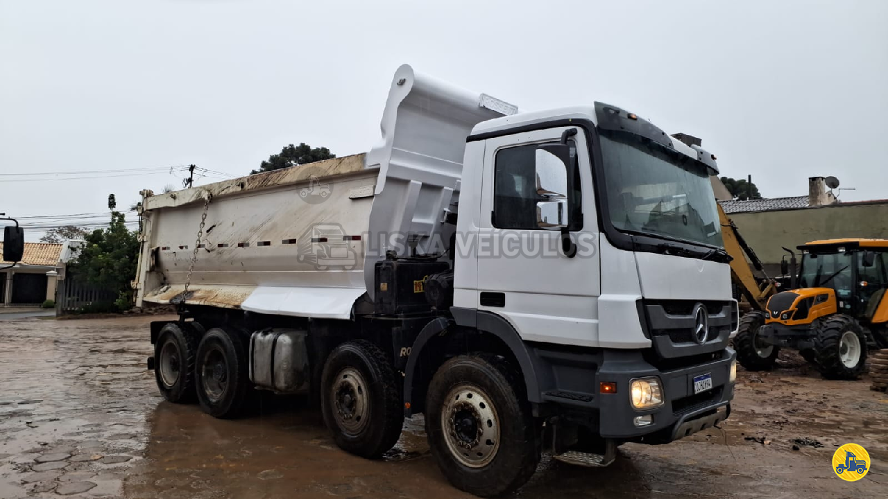 CAMINHAO MERCEDES-BENZ MB 4844 Caçamba Basculante BiTruck 8x4 Liska Veículos FAZENDA RIO GRANDE PARANÁ PR
